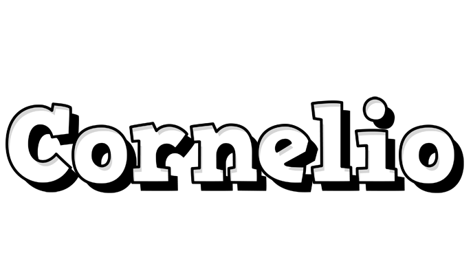 Cornelio snowing logo