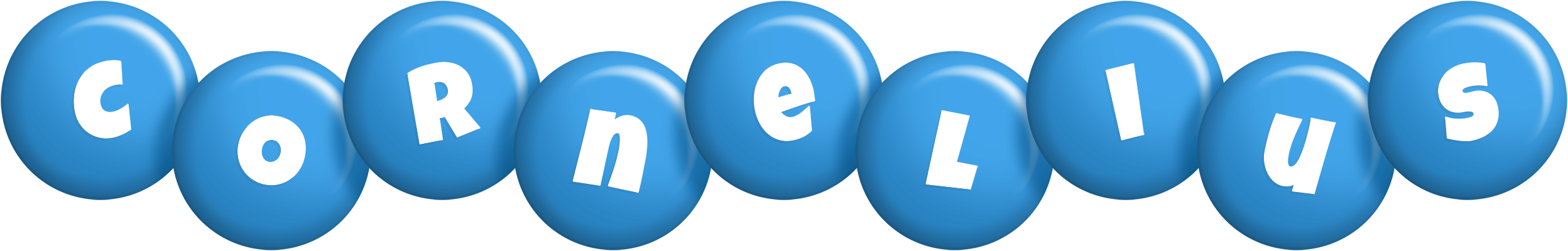 Cornelius candy-blue logo