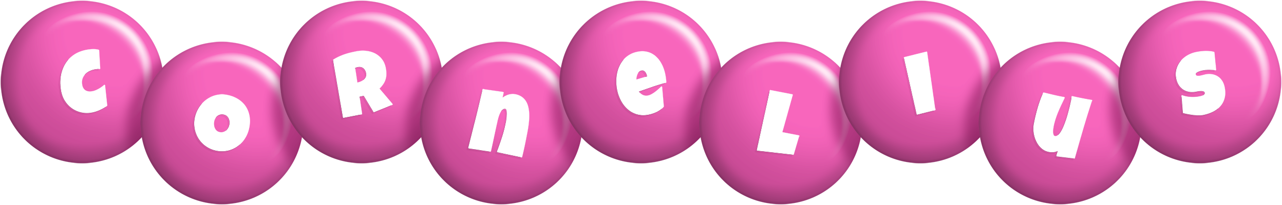 Cornelius candy-pink logo