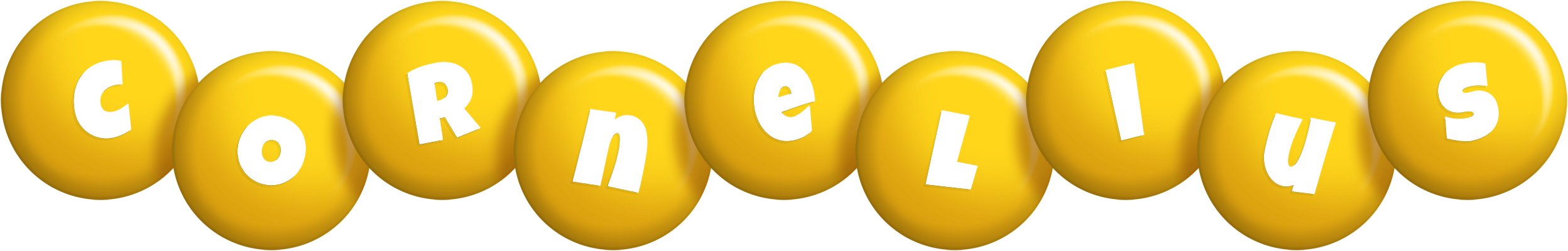 Cornelius candy-yellow logo