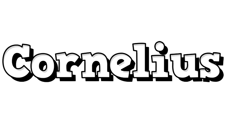 Cornelius snowing logo