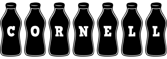 Cornell bottle logo