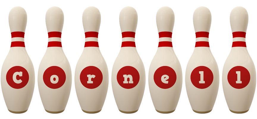 Cornell bowling-pin logo