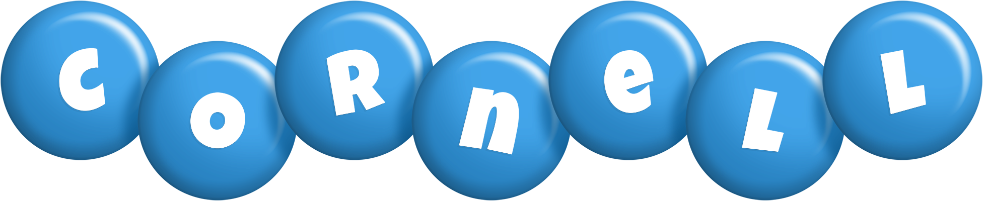 Cornell candy-blue logo