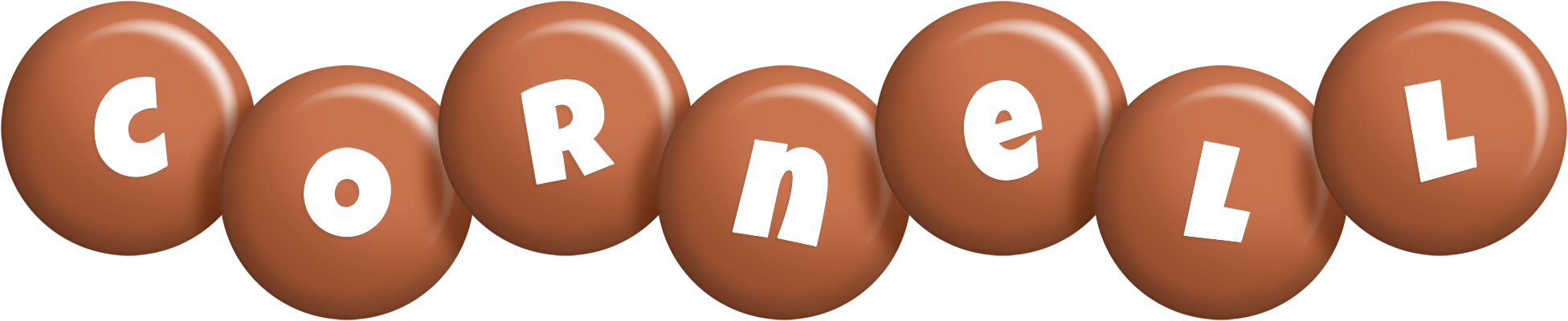 Cornell candy-brown logo