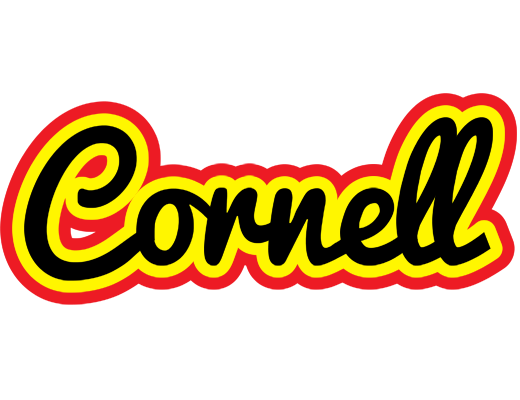 Cornell flaming logo