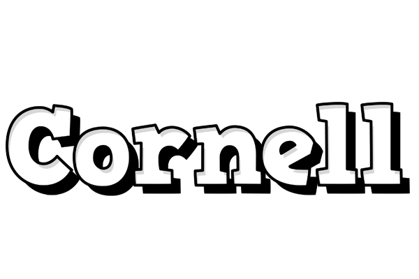 Cornell snowing logo