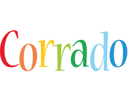 Corrado birthday logo