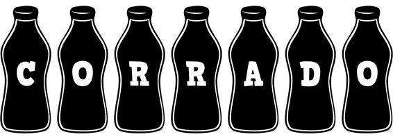 Corrado bottle logo