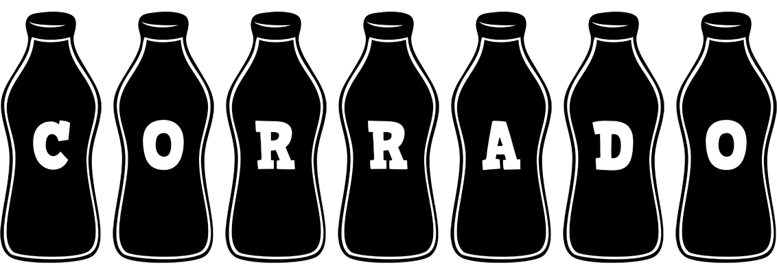 Corrado bottle logo