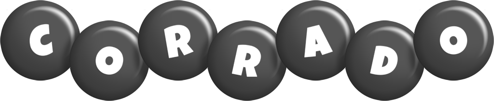 Corrado candy-black logo