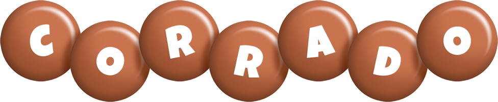 Corrado candy-brown logo