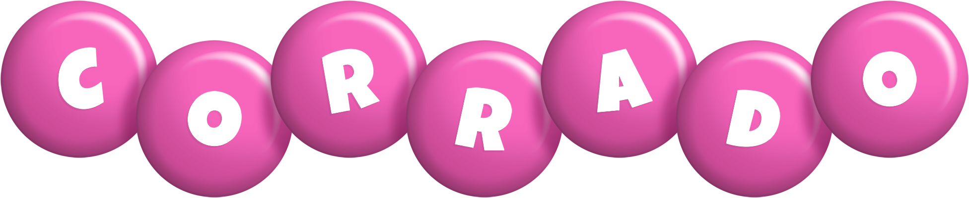 Corrado candy-pink logo