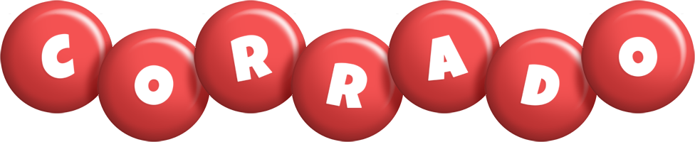 Corrado candy-red logo