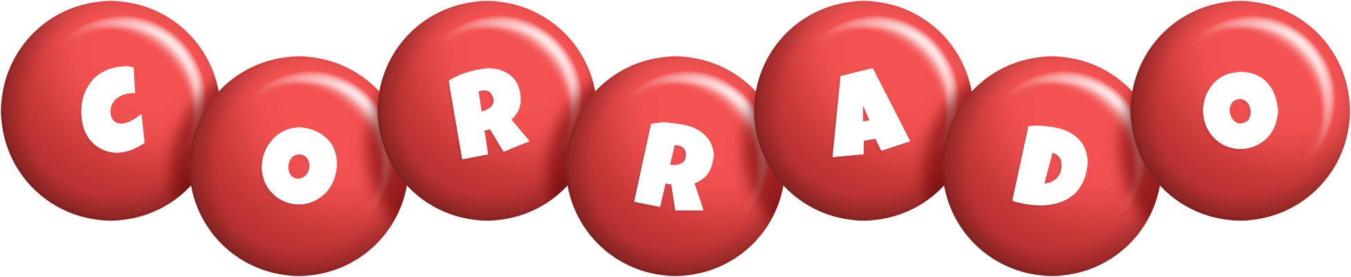 Corrado candy-red logo