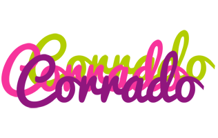 Corrado flowers logo