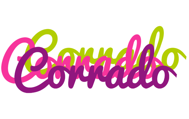 Corrado flowers logo
