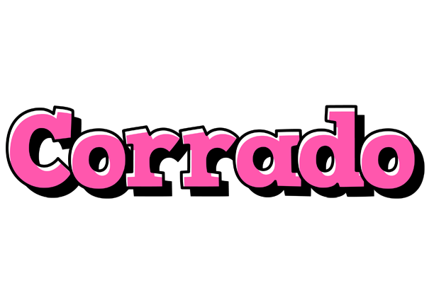 Corrado girlish logo