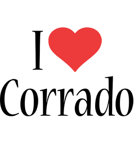 Corrado i-love logo