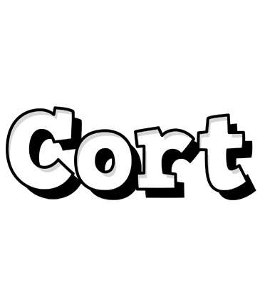 Cort snowing logo