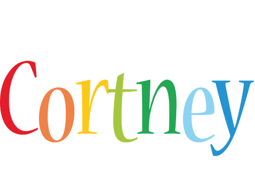 Cortney birthday logo
