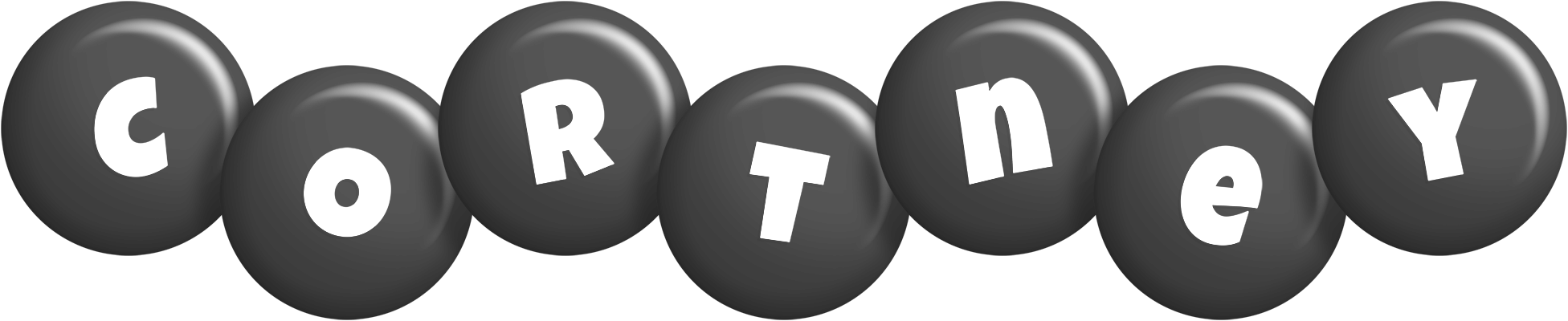 Cortney candy-black logo