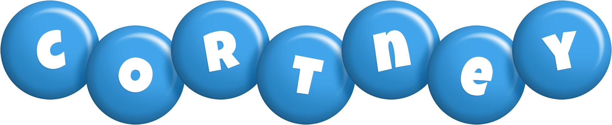 Cortney candy-blue logo
