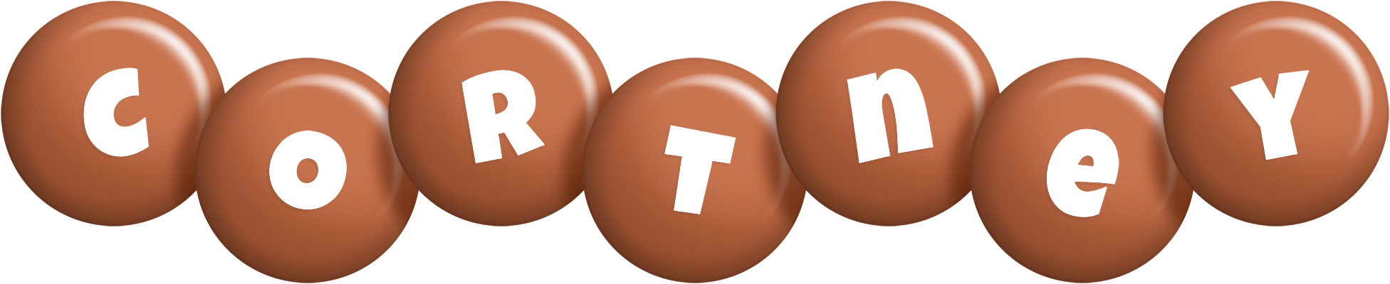 Cortney candy-brown logo