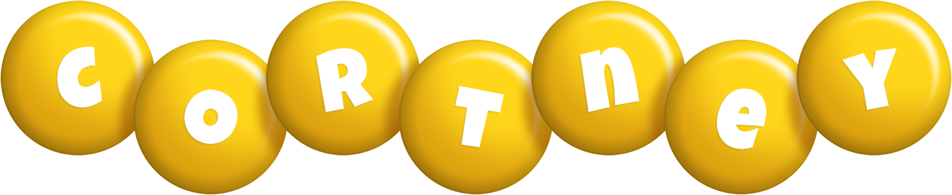 Cortney candy-yellow logo