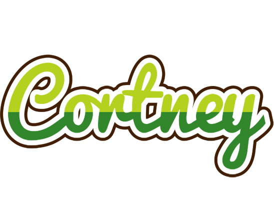 Cortney golfing logo