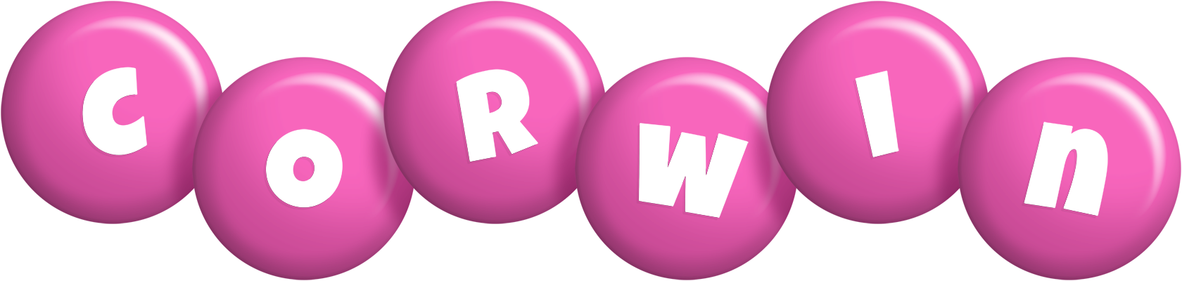 Corwin candy-pink logo
