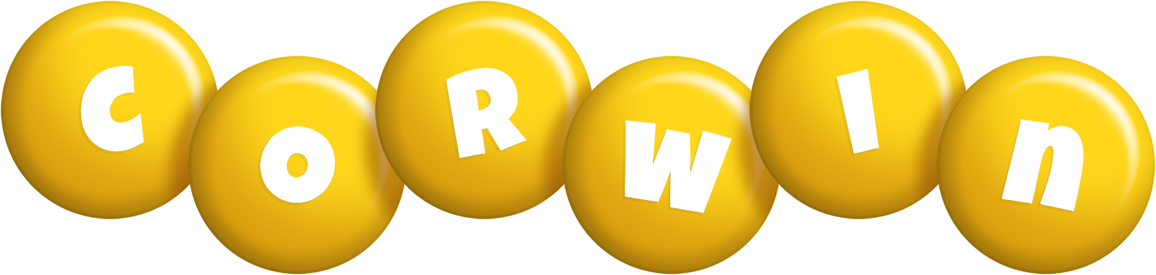 Corwin candy-yellow logo