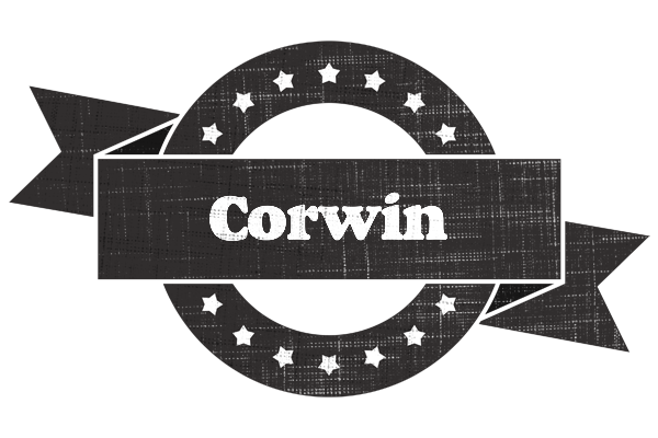 Corwin grunge logo