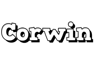 Corwin snowing logo