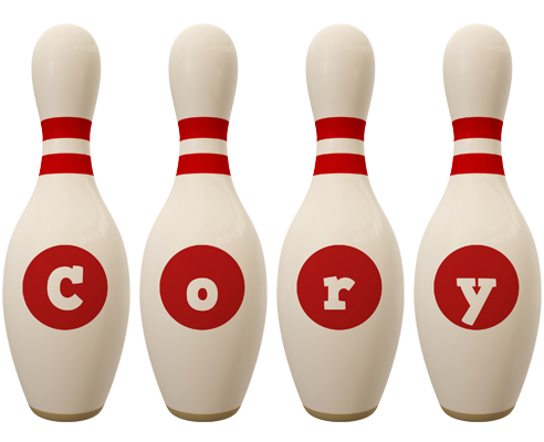 Cory bowling-pin logo