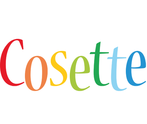 Cosette birthday logo