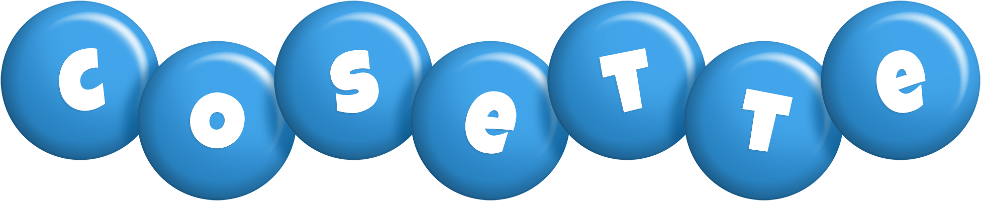 Cosette candy-blue logo