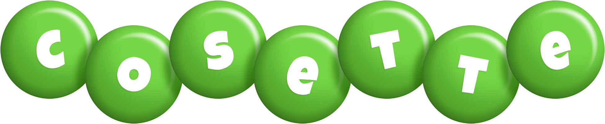 Cosette candy-green logo