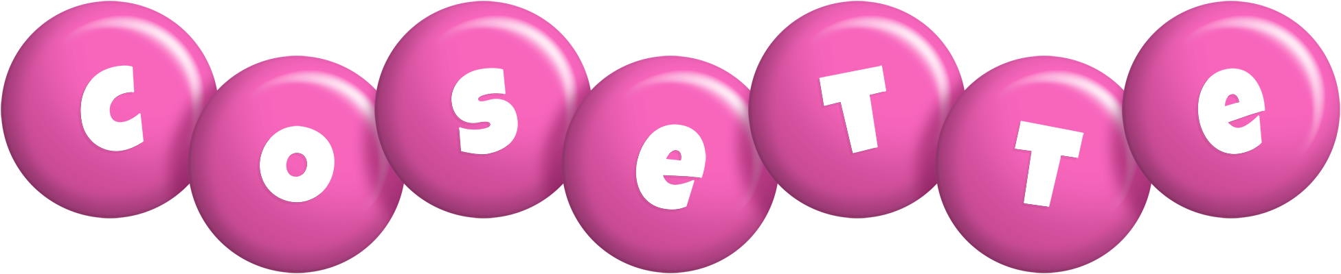 Cosette candy-pink logo