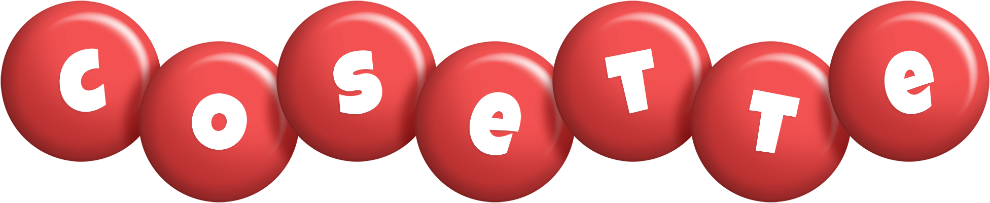 Cosette candy-red logo