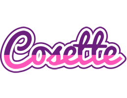 Cosette cheerful logo