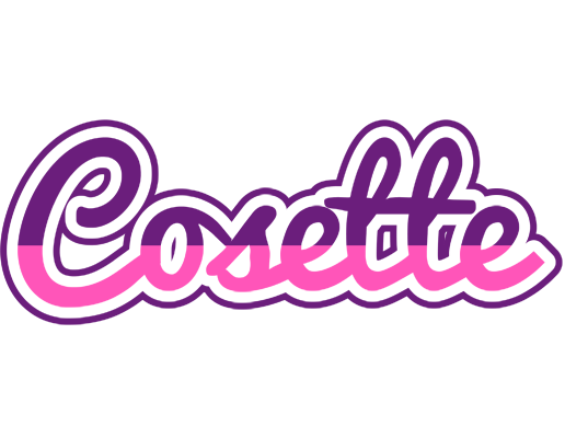 Cosette cheerful logo