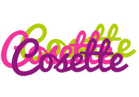 Cosette flowers logo