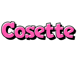 Cosette girlish logo