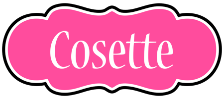 Cosette invitation logo