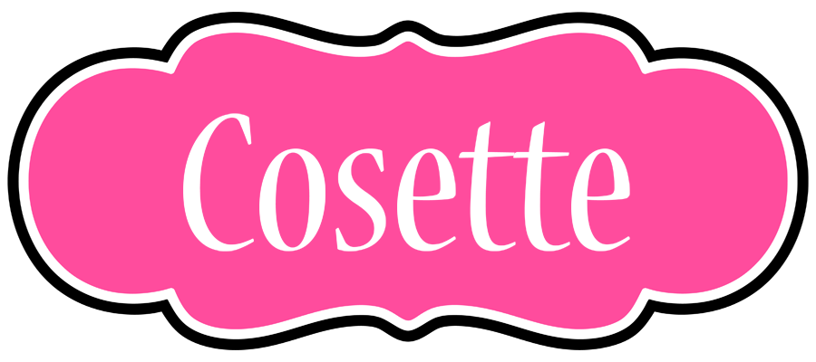 Cosette invitation logo