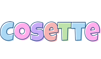 Cosette pastel logo