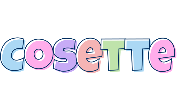 Cosette pastel logo