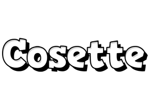 Cosette snowing logo