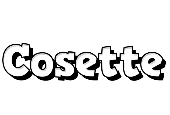 Cosette snowing logo
